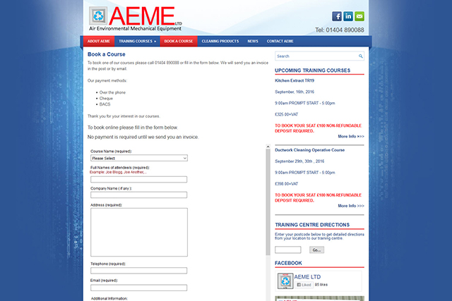 AEME Ltd Website